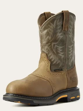 Aged Bark Ariat WorkHog Waterproof Composite Toe Work Boot