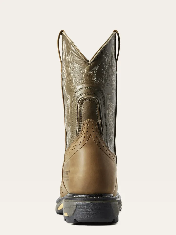 Aged Bark Ariat WorkHog Waterproof Composite Toe Work Boot