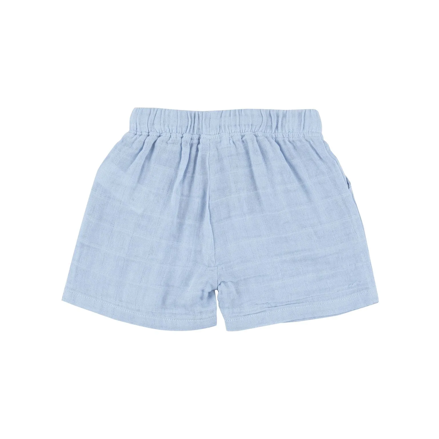 Angel Dear Dusty Blue Muslin Shorts