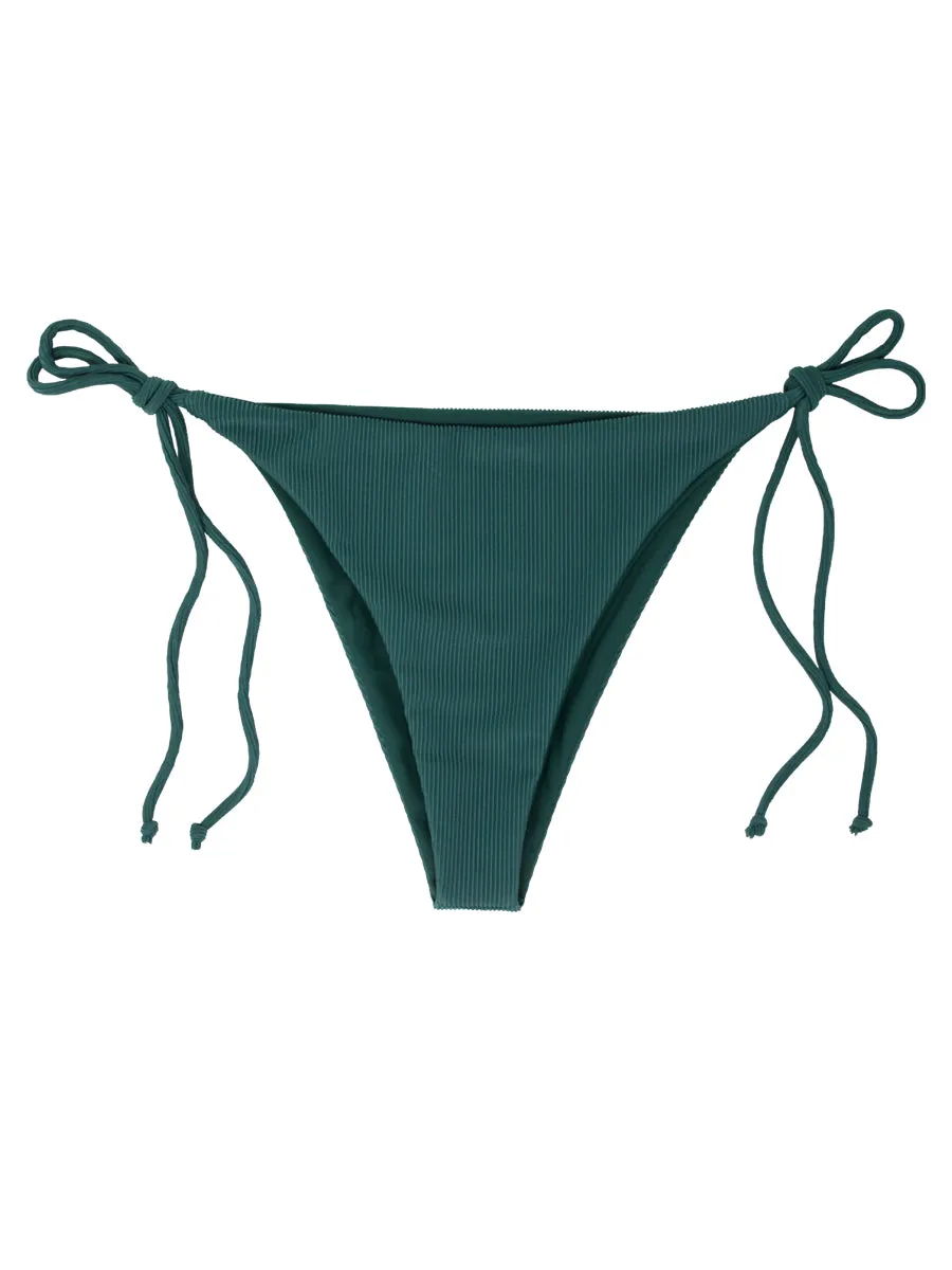 ARUN ribbed emerald bottoms