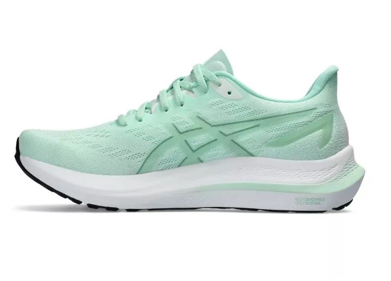 Asics GT-2000 12 2E width women's running shoes - Mint Tint/Dark Mint.