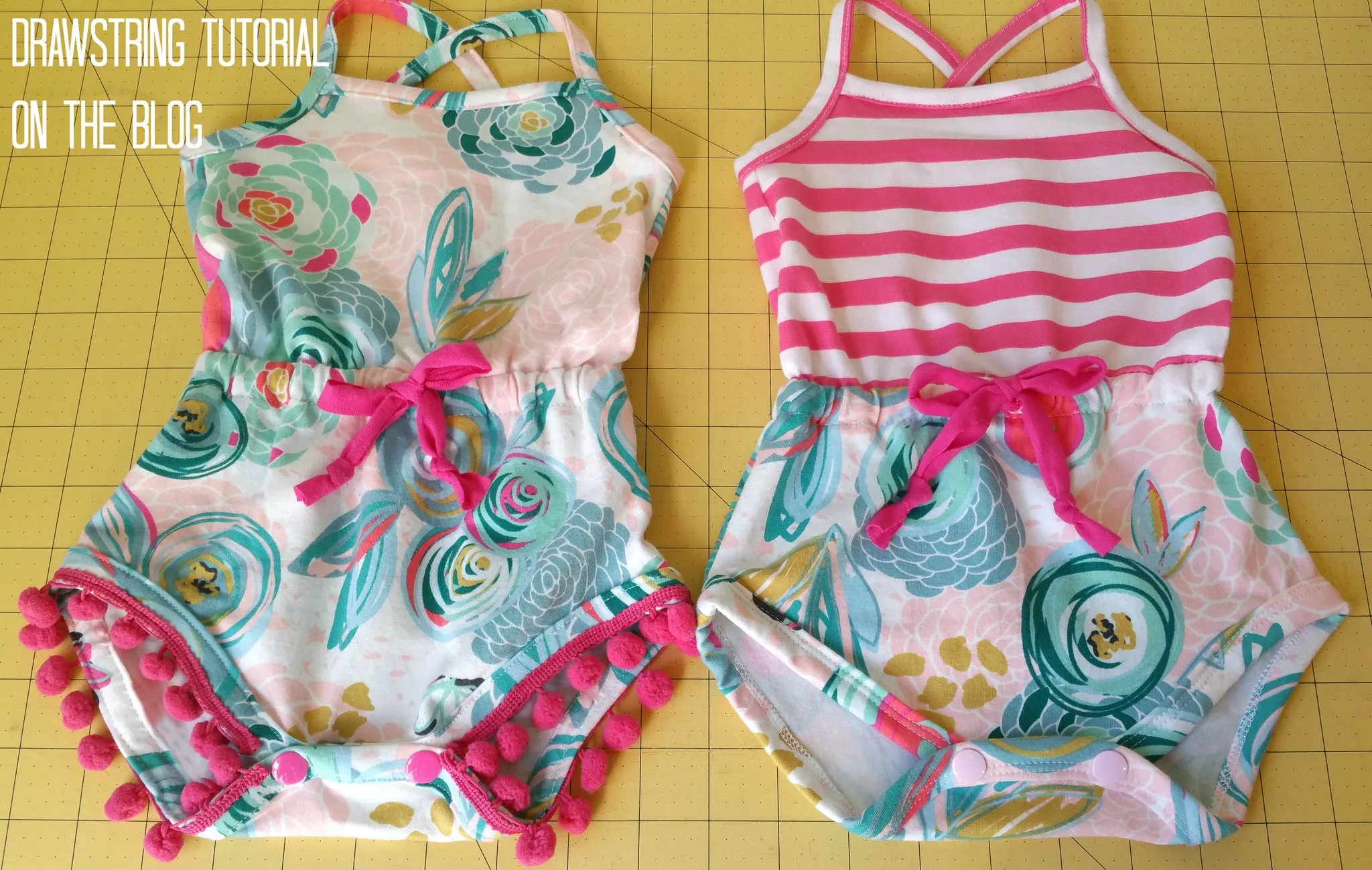 Baby Romper and Crop Top Pattern NB-2T PDF