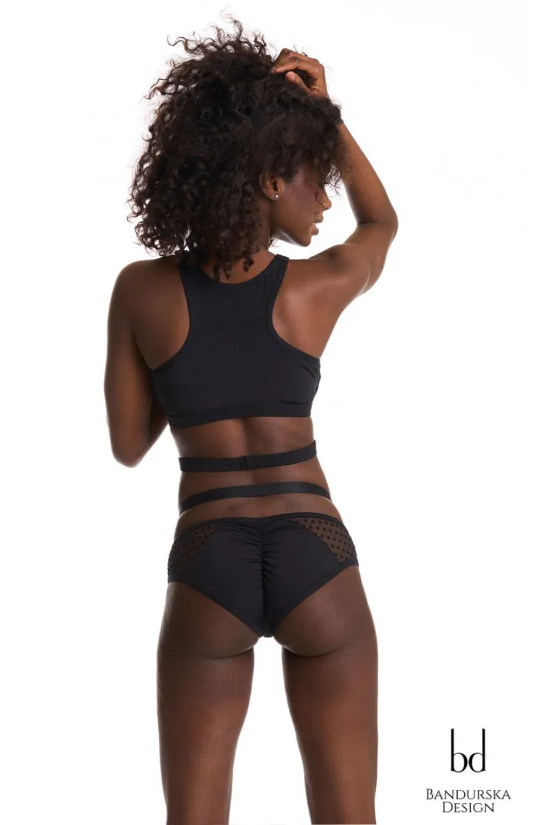 Bandurska Black Evening Bottoms