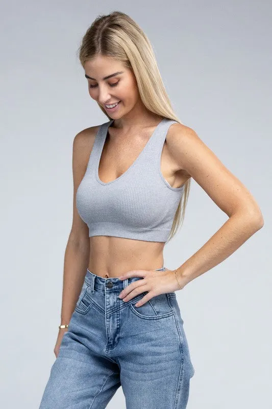 Best Ribbed Tank Top Bralette