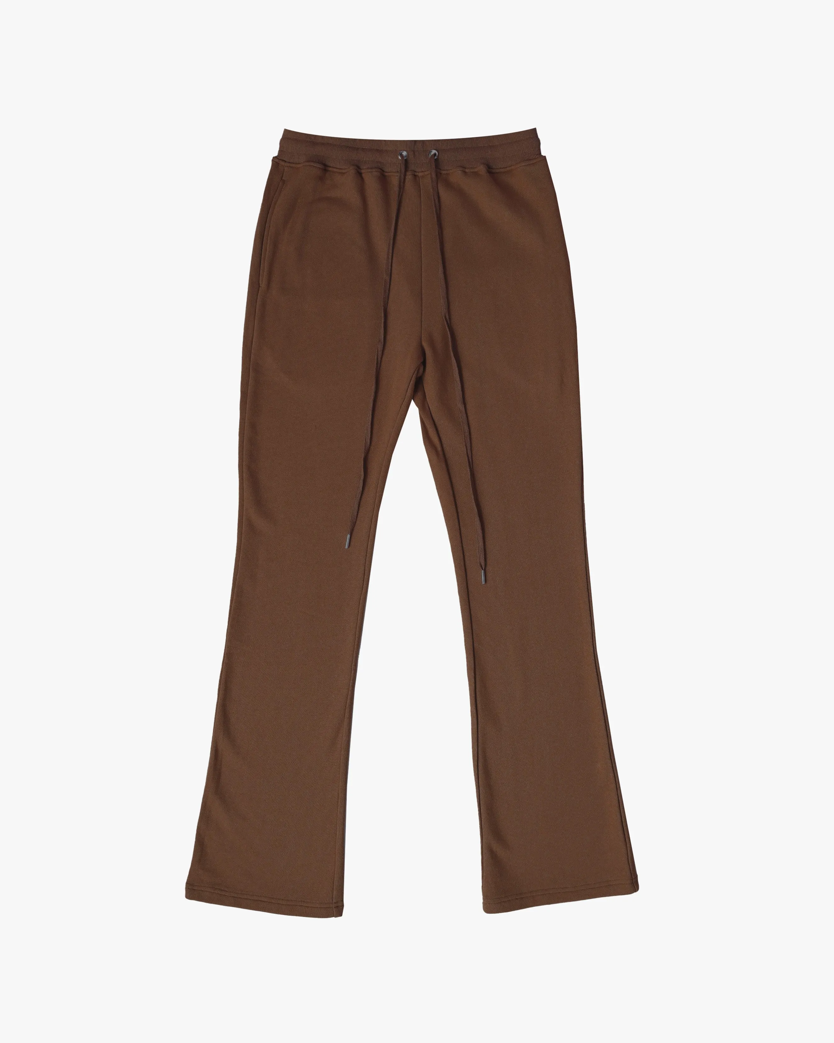 Big and Tall Flare Sweatpants - Brown