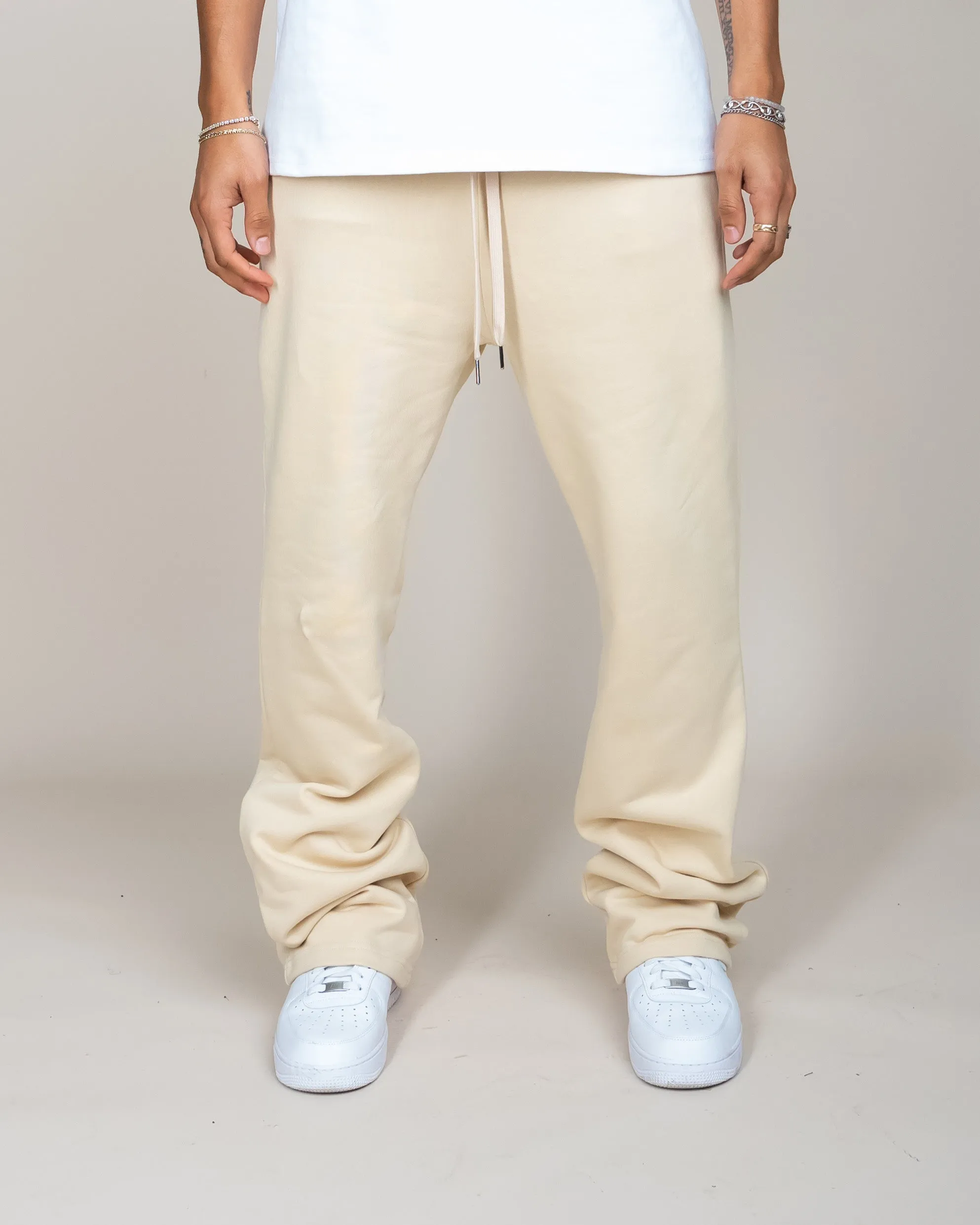 big and tall khaki flare sweatpants