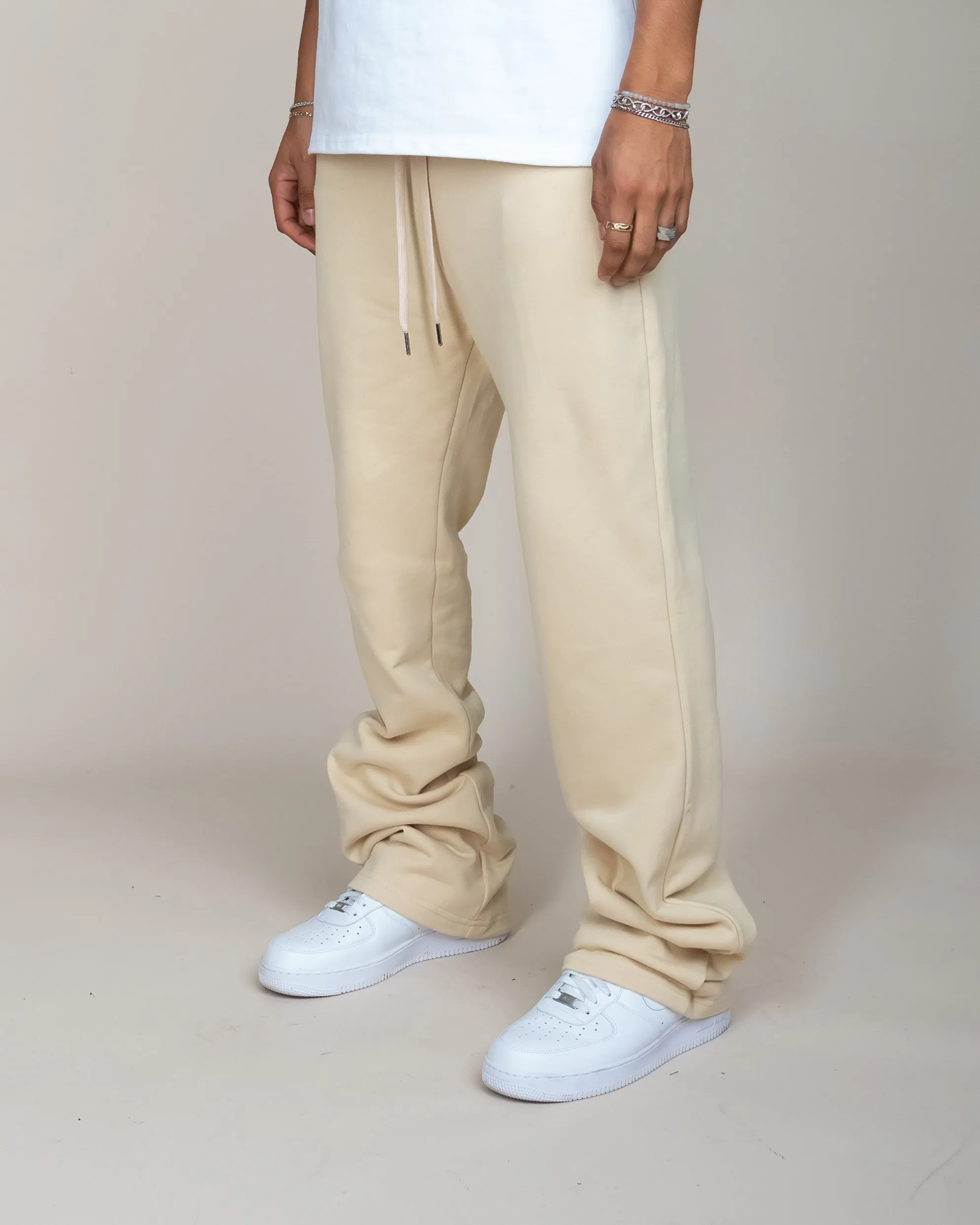 big and tall khaki flare sweatpants