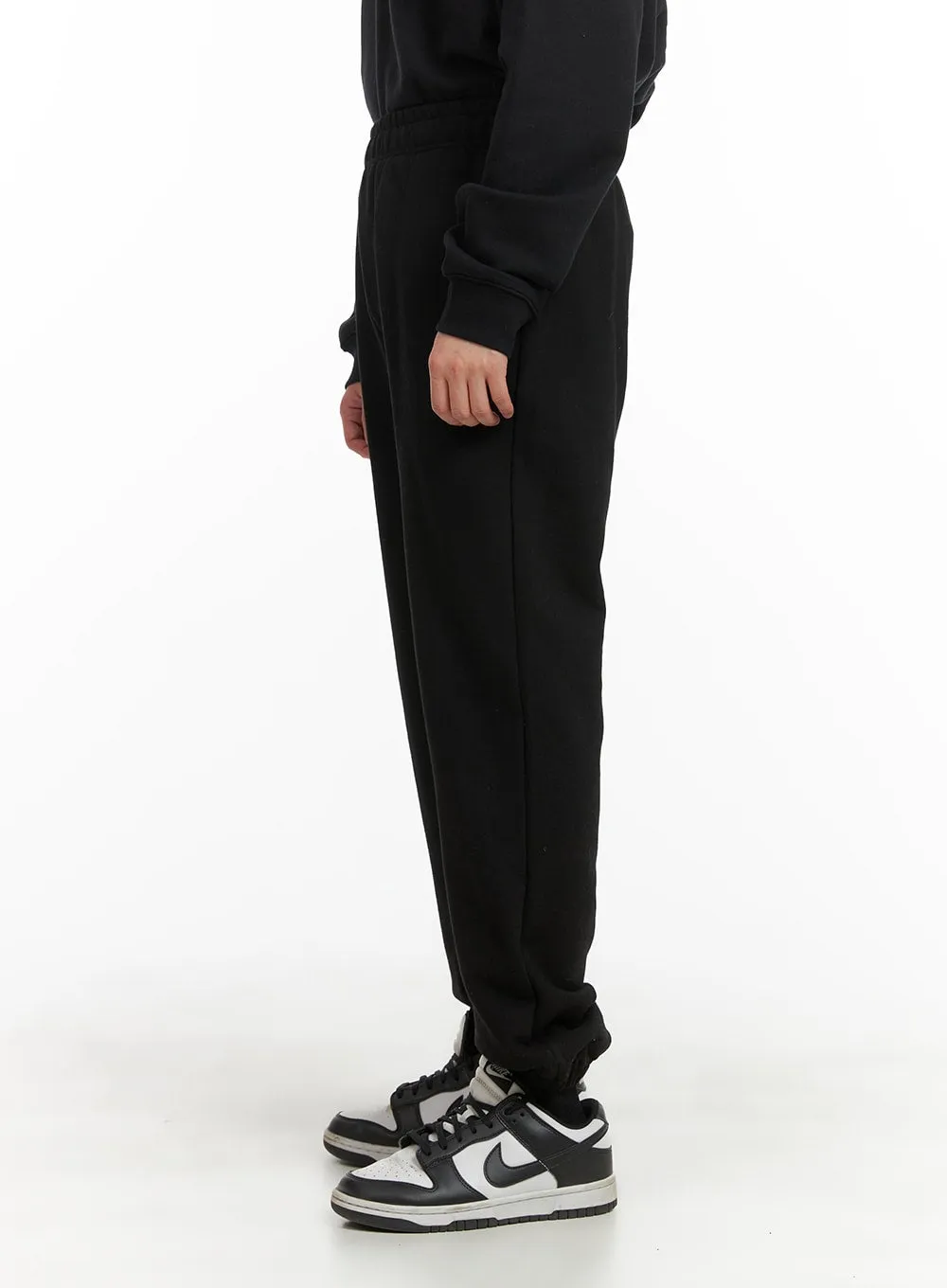 Black Men's Basic Sweatpants IA402