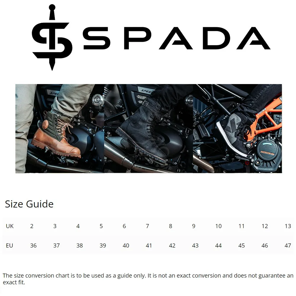 Black Spada Striders Boots