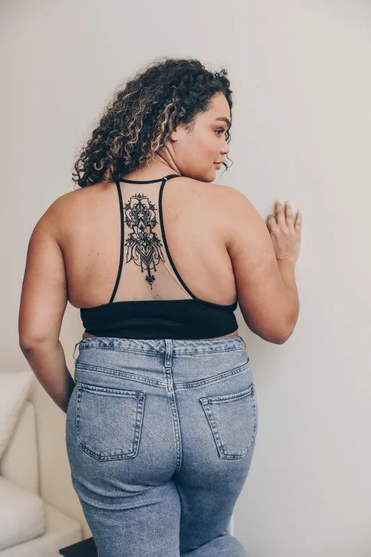 Black Tattoo Bralette