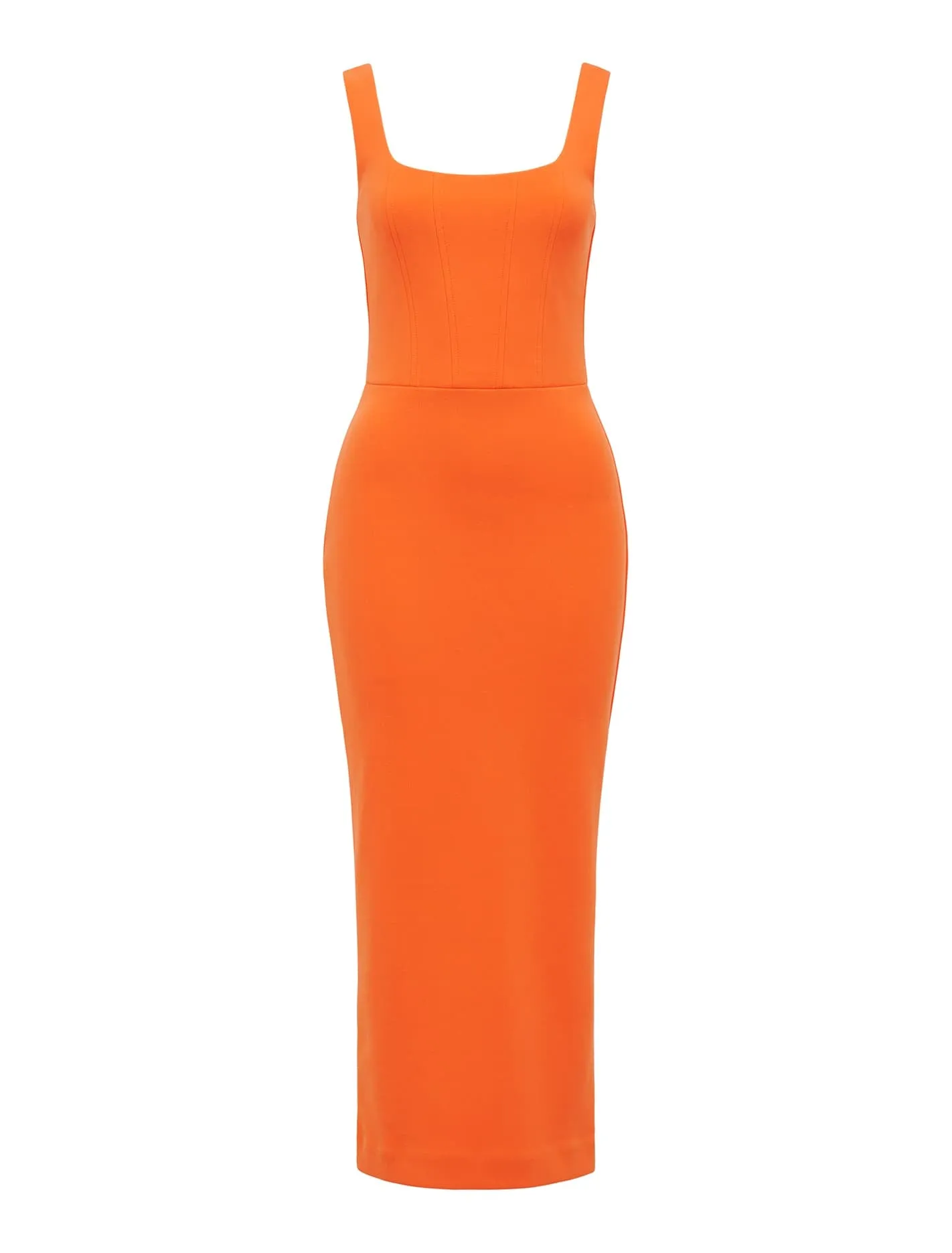 Bodycon Midi Dress - Genevieve Corset Style