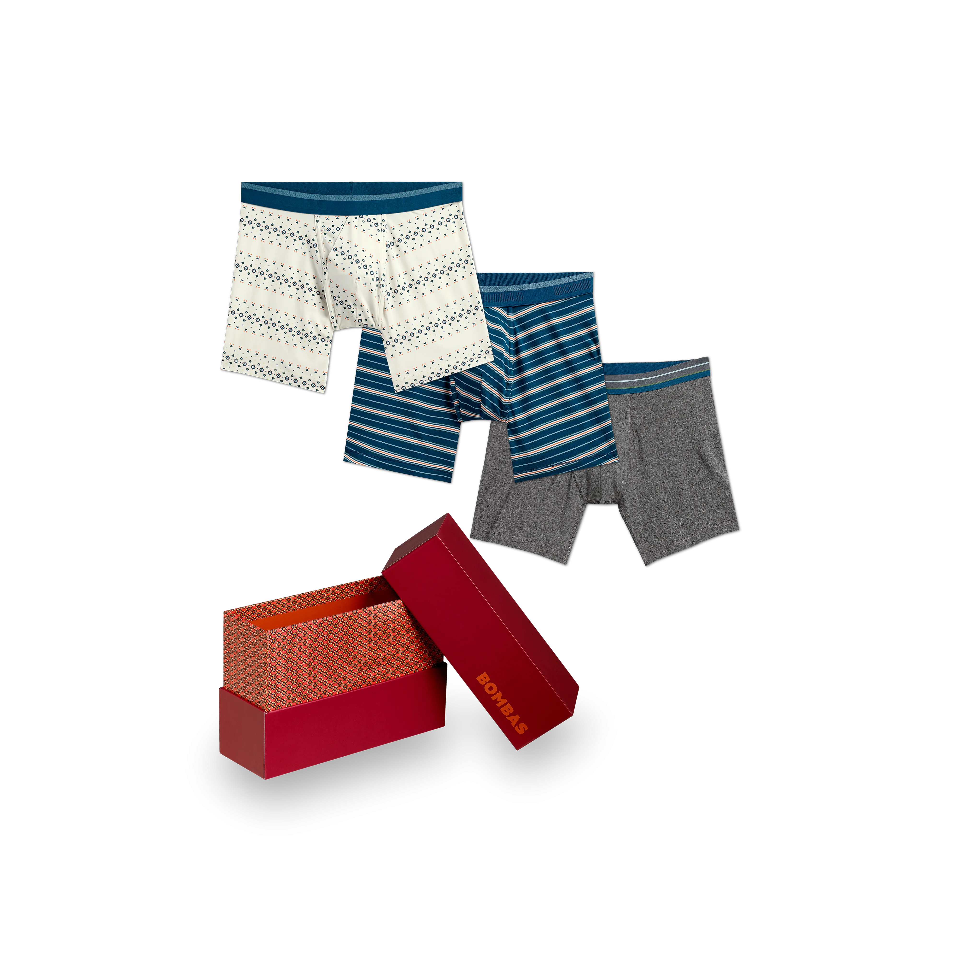 Boxer Briefs Gift Set - Cotton Modal Blend for Men