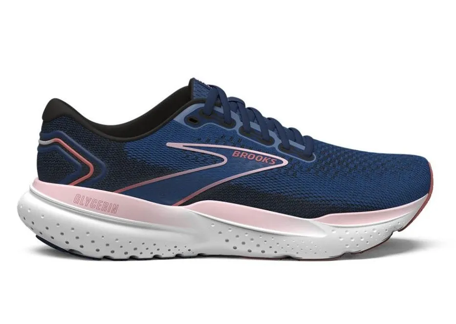 Brooks Glycerin 21 - Blue/Icy Pink/Rose Women's Running Shoes