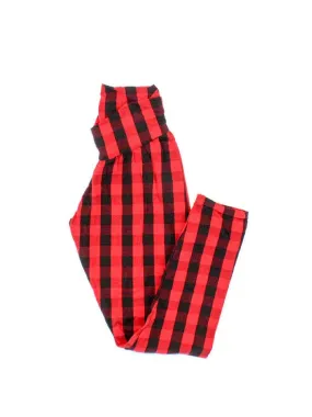 Buffalo Plaid Leggings for Women