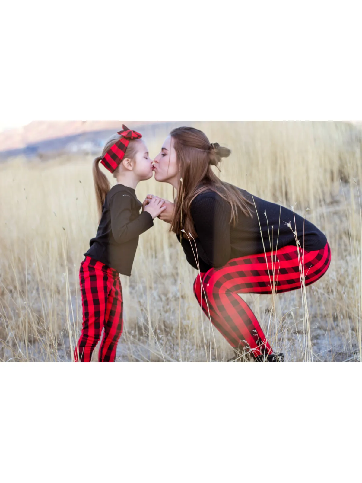 Buffalo Plaid Leggings for Women