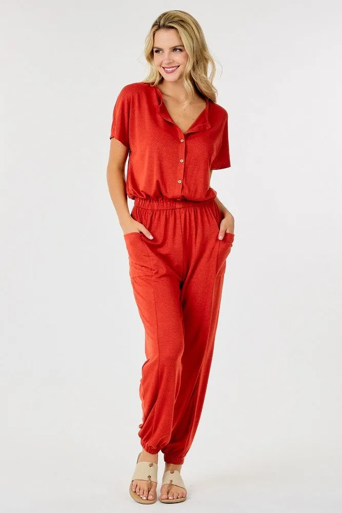 Button-Up Jumpsuit - Shop Now!