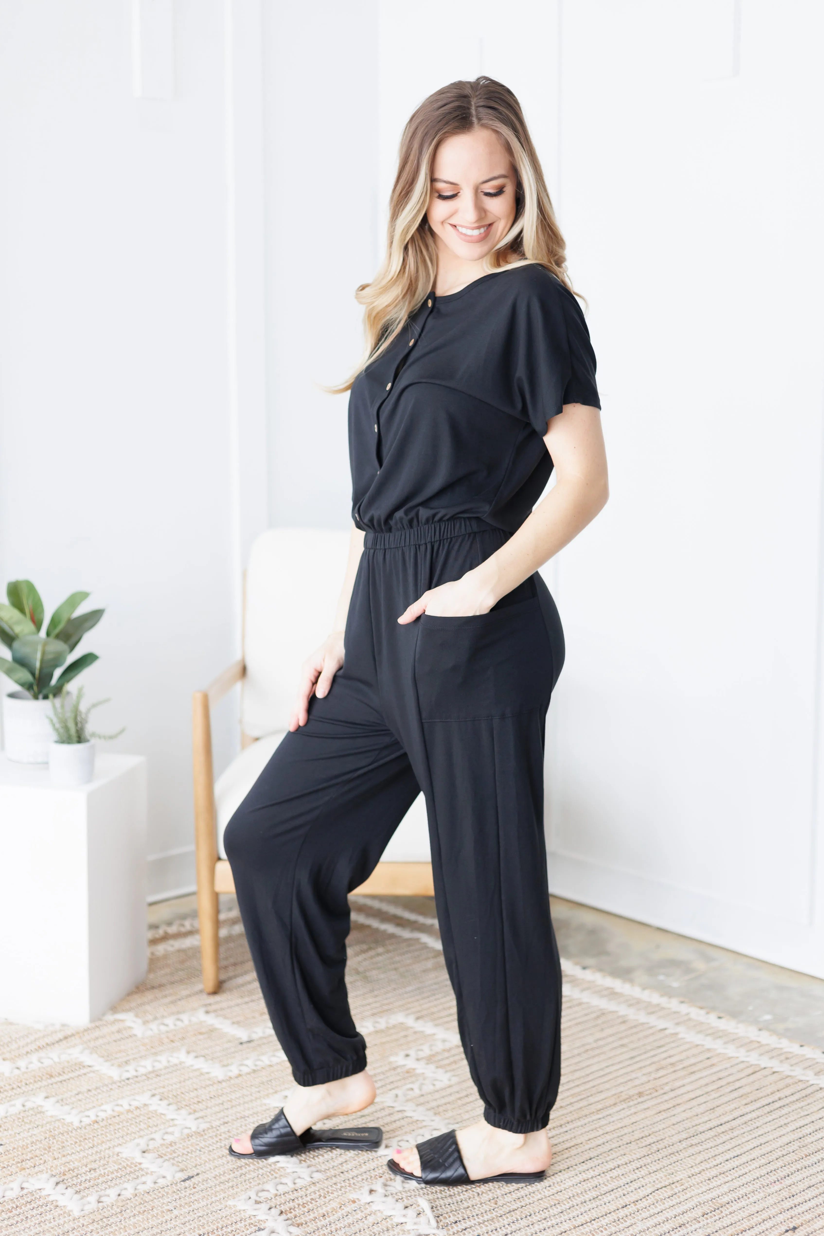 Button-Up Jumpsuit - Shop Now!