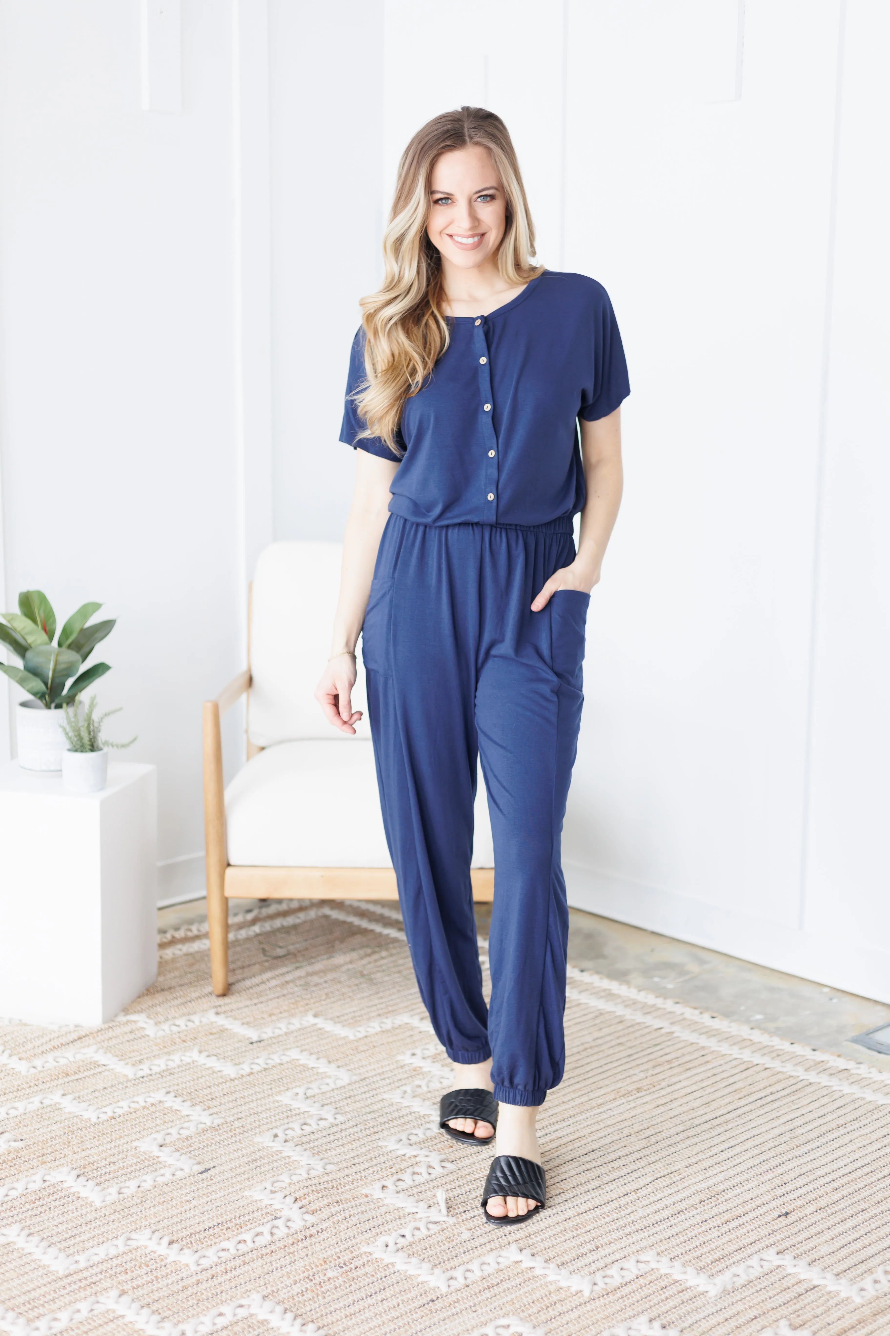 Button-Up Jumpsuit - Shop Now!