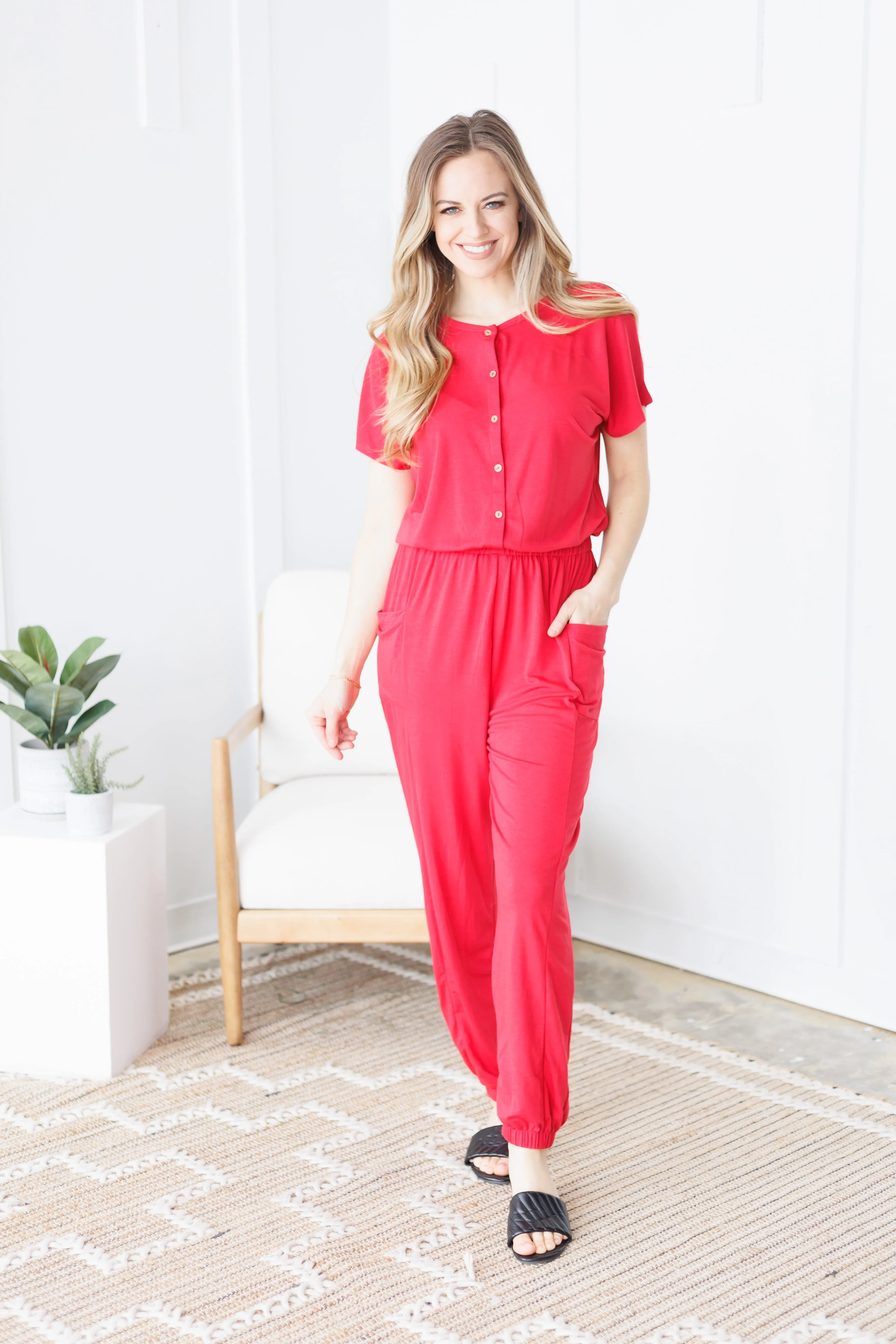 Button-Up Jumpsuit - Shop Now!