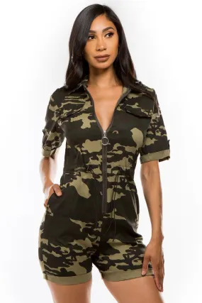 Camo Romper