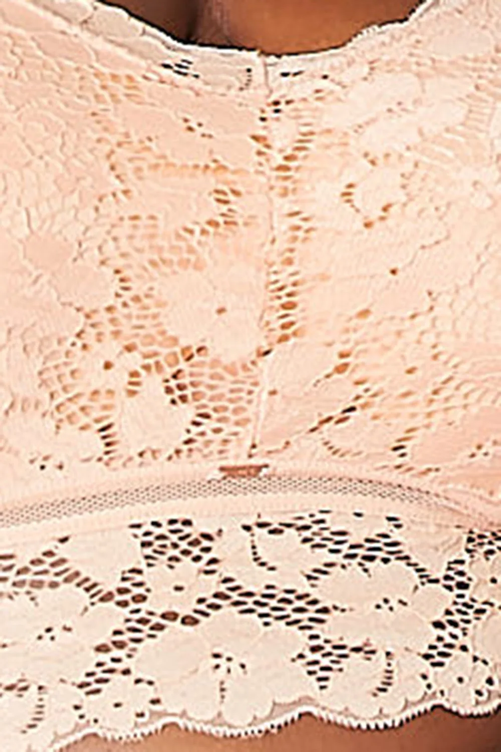 Cassidy Lace Bralette Light Apricot