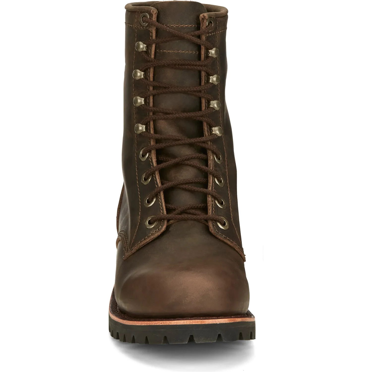 Chippewa Classic 2.0 8in Chocolate Apache Leather Work Boots