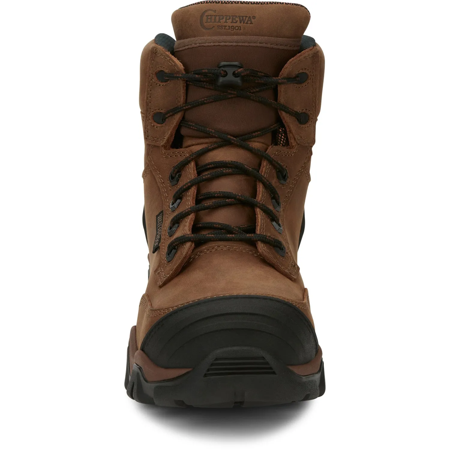 Chippewa Men's Cross Terrain 6in Waterproof Hiker Boots - Bourbon Brown Leather