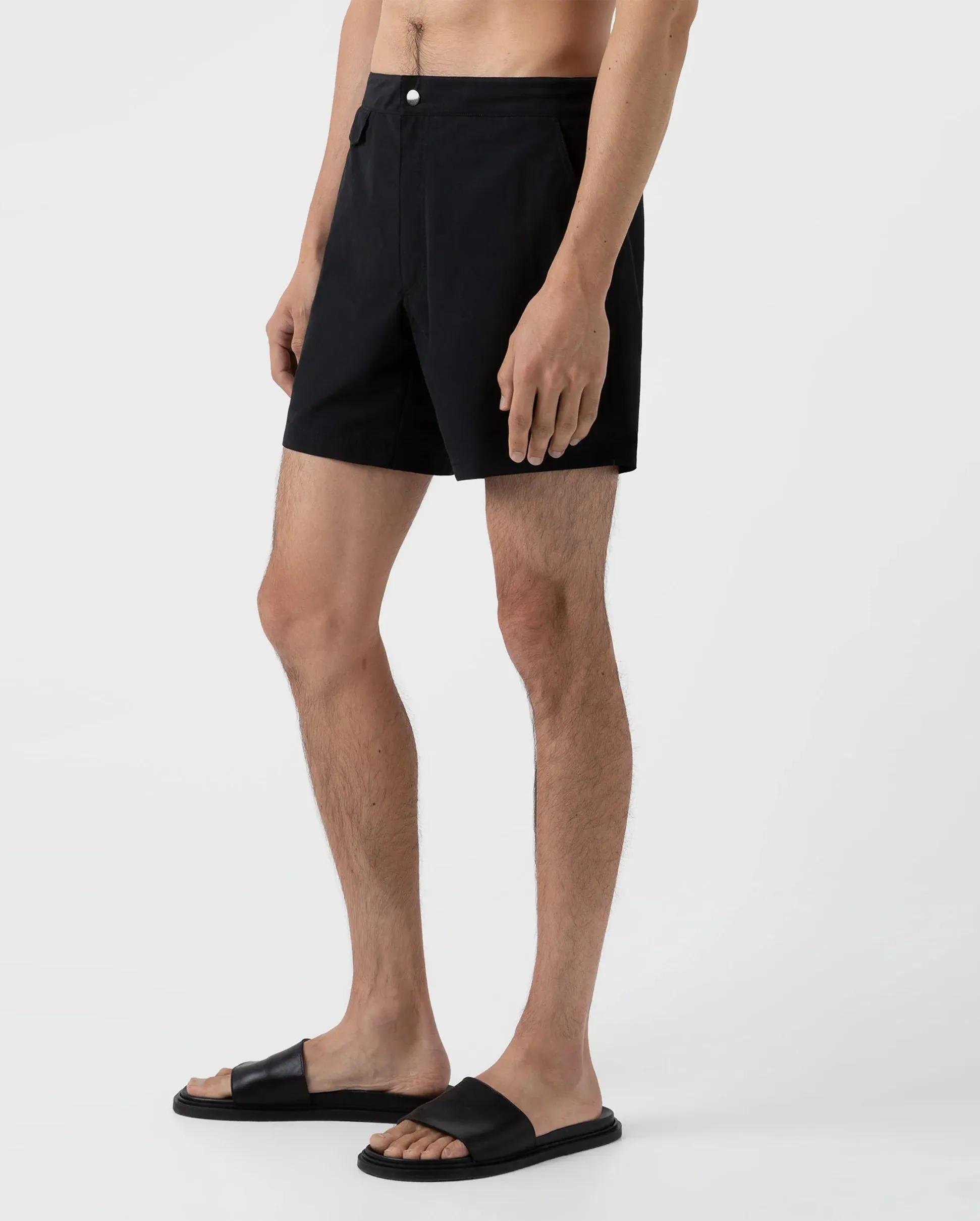 Classic Black Swim Shorts