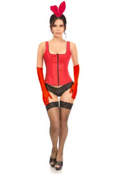 Classic Red Bunny Corset Costume