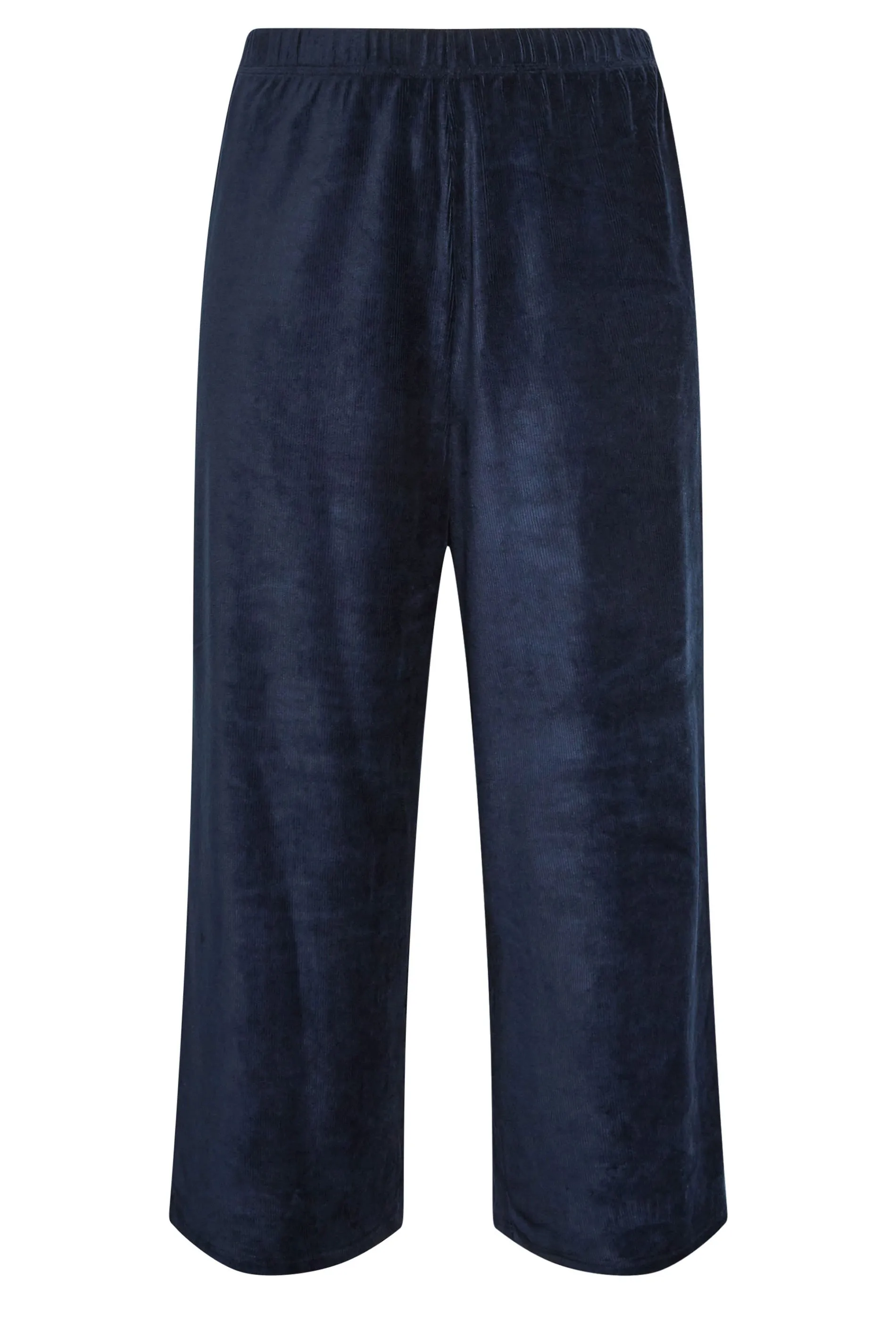 Curve Navy Blue Cord Wide Leg Trousers by YOURS - Top Pick for Modern and Stylish Women