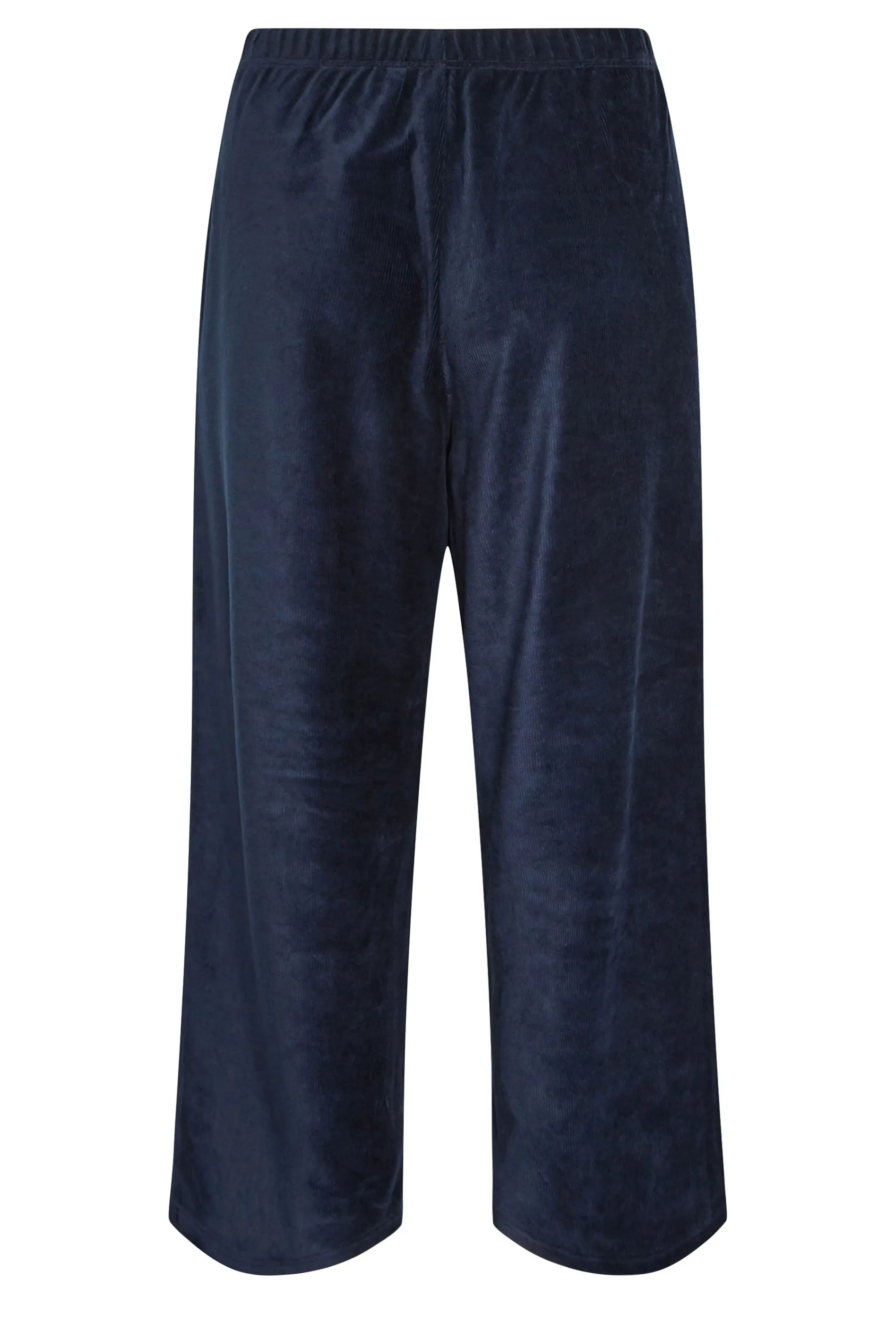 Curve Navy Blue Cord Wide Leg Trousers by YOURS - Top Pick for Modern and Stylish Women