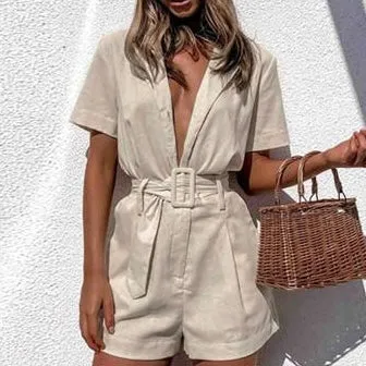 Cyst Belted Jumpsuit