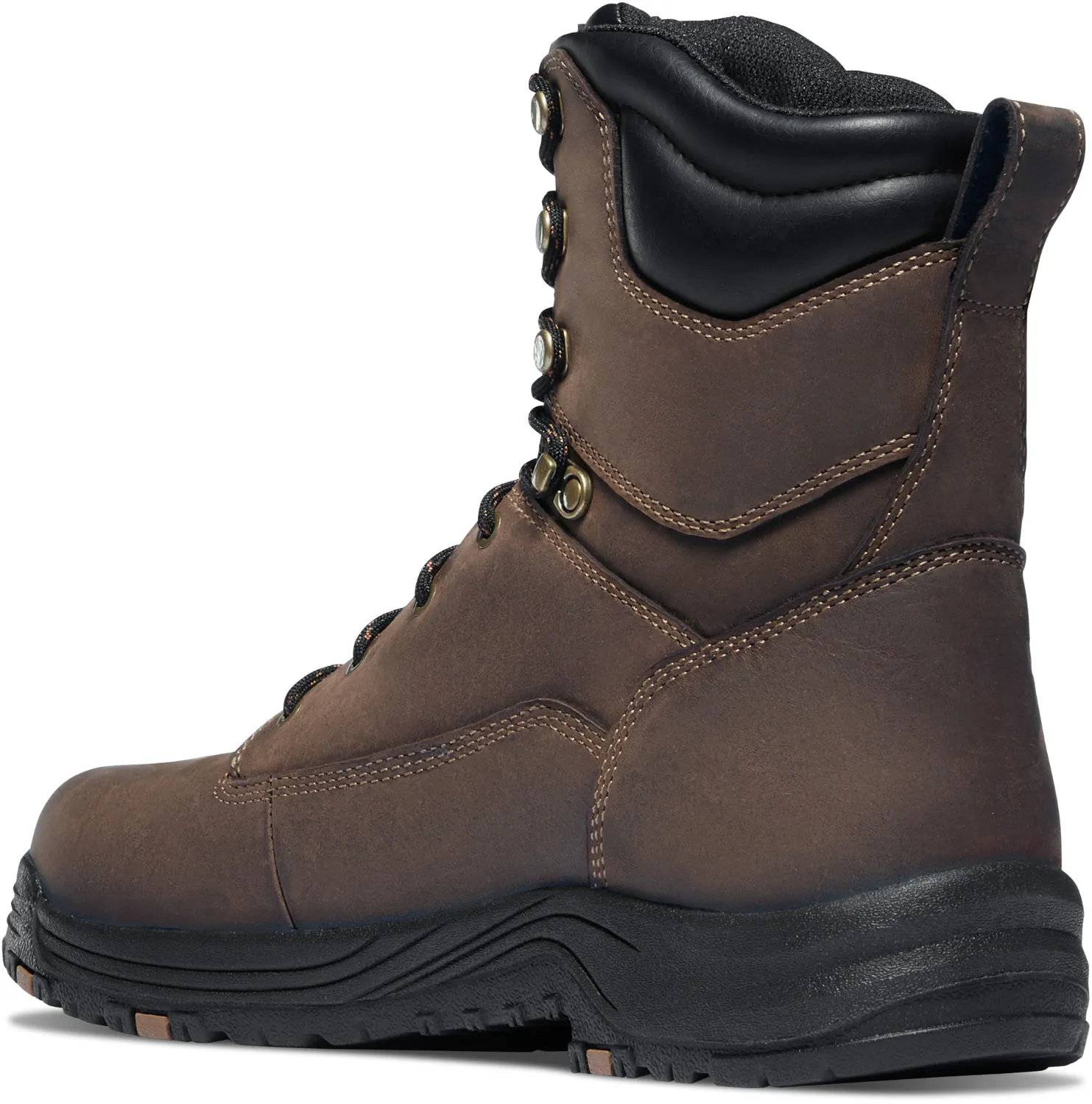 Danner Caliper 8in AL Brown Leather Work Boots