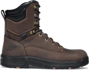 Danner Caliper 8in AL Brown Leather Work Boots