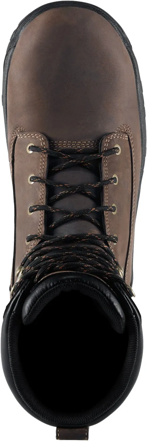 Danner Caliper 8in AL Brown Leather Work Boots