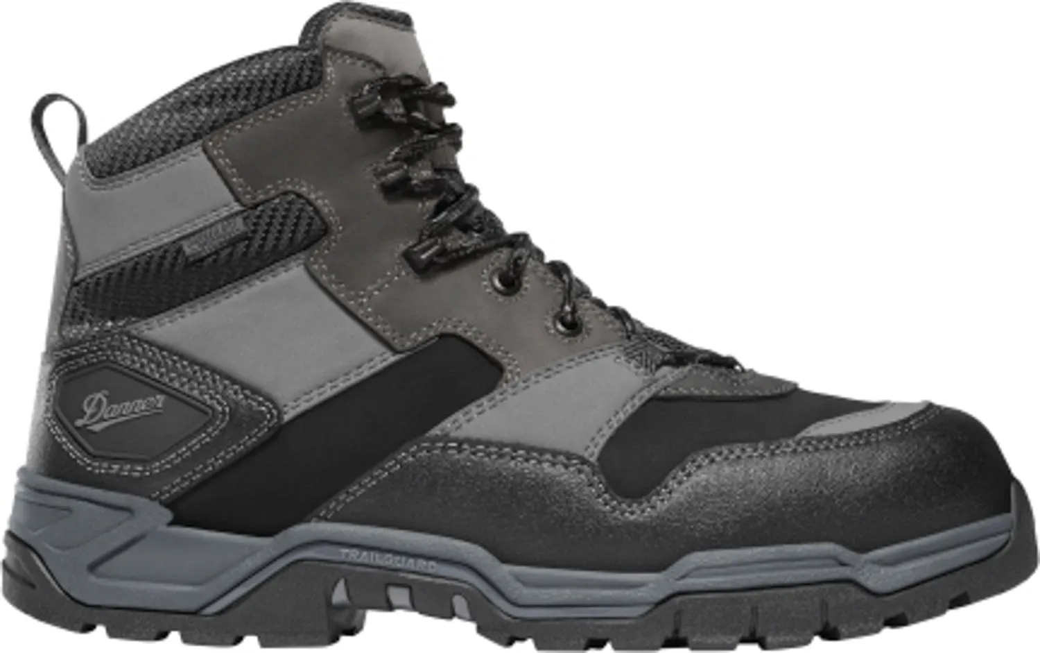 Danner men's gray leather 6in composite toe work boots