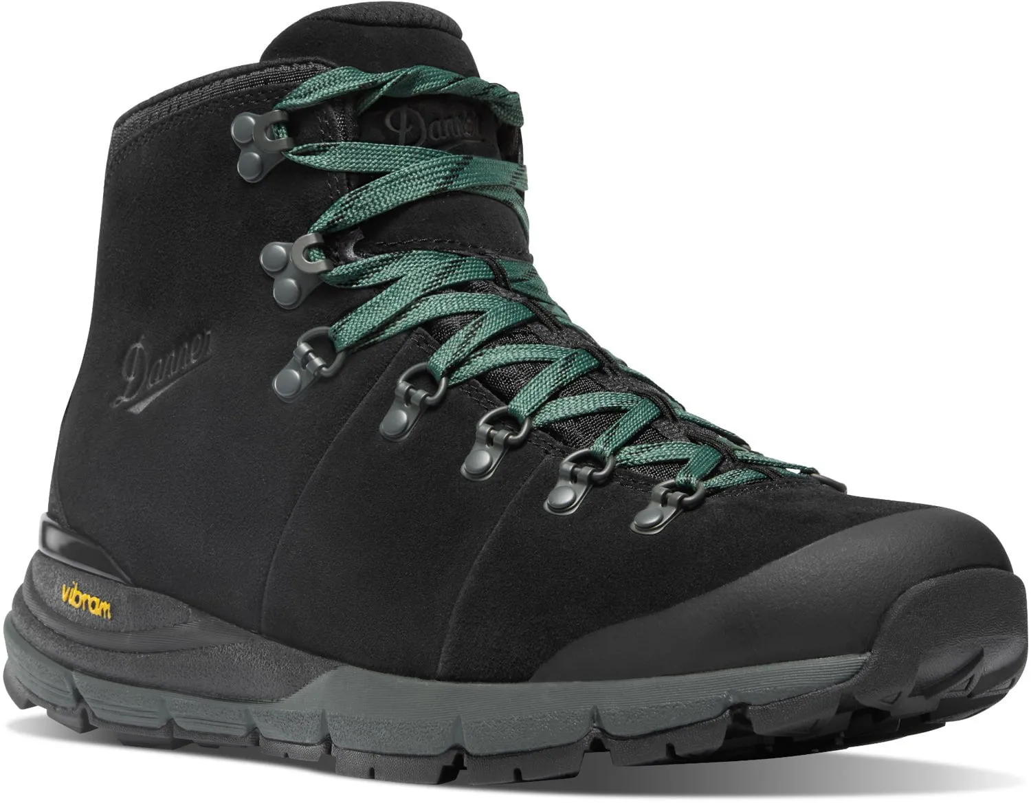 Danner Men's Mountain 600 Jet Black/Dark Shadow Suede Hiking Boots.