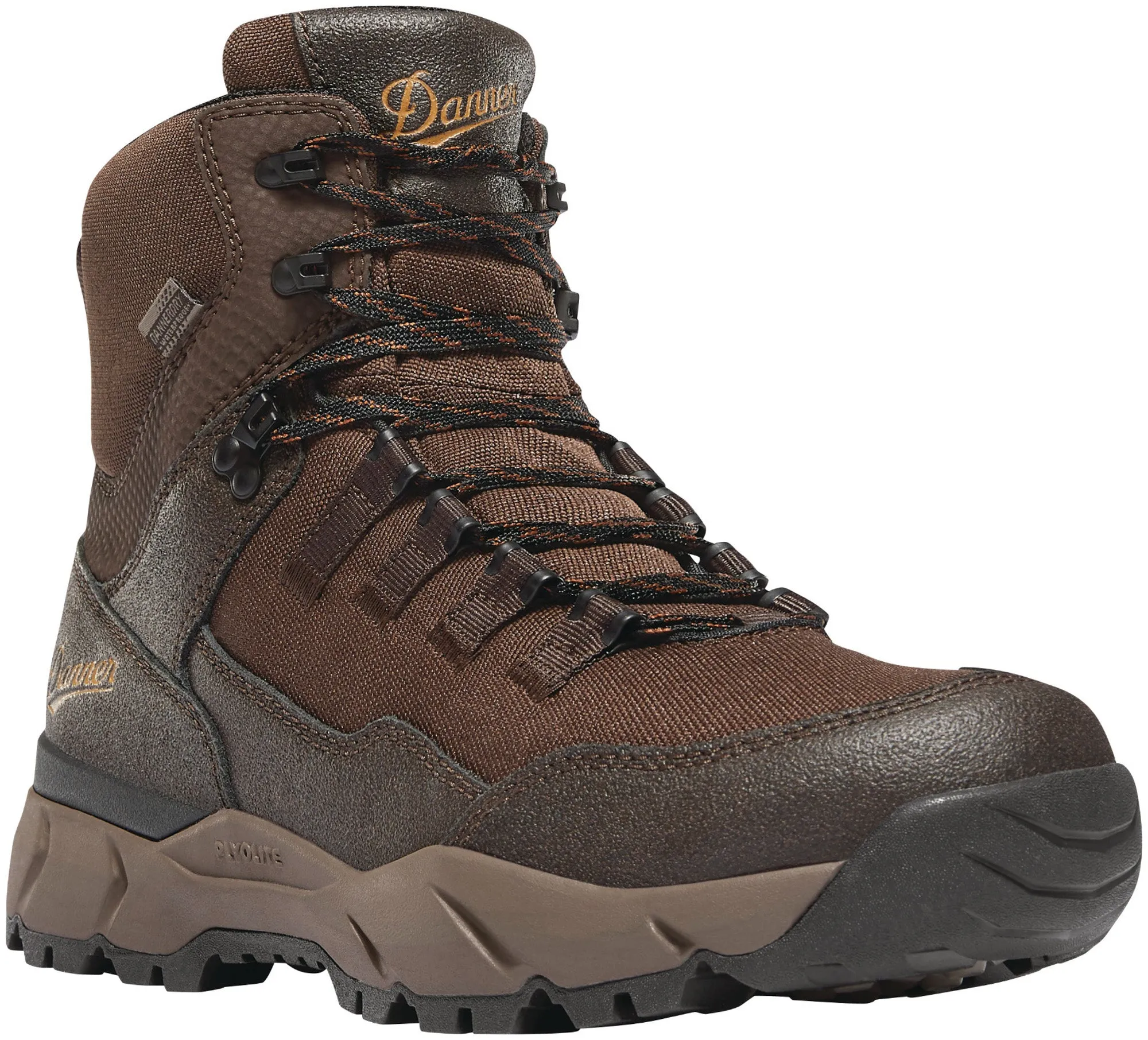 Danner Men's Vital Coffee Brown Leather Waterproof Hiking Boots