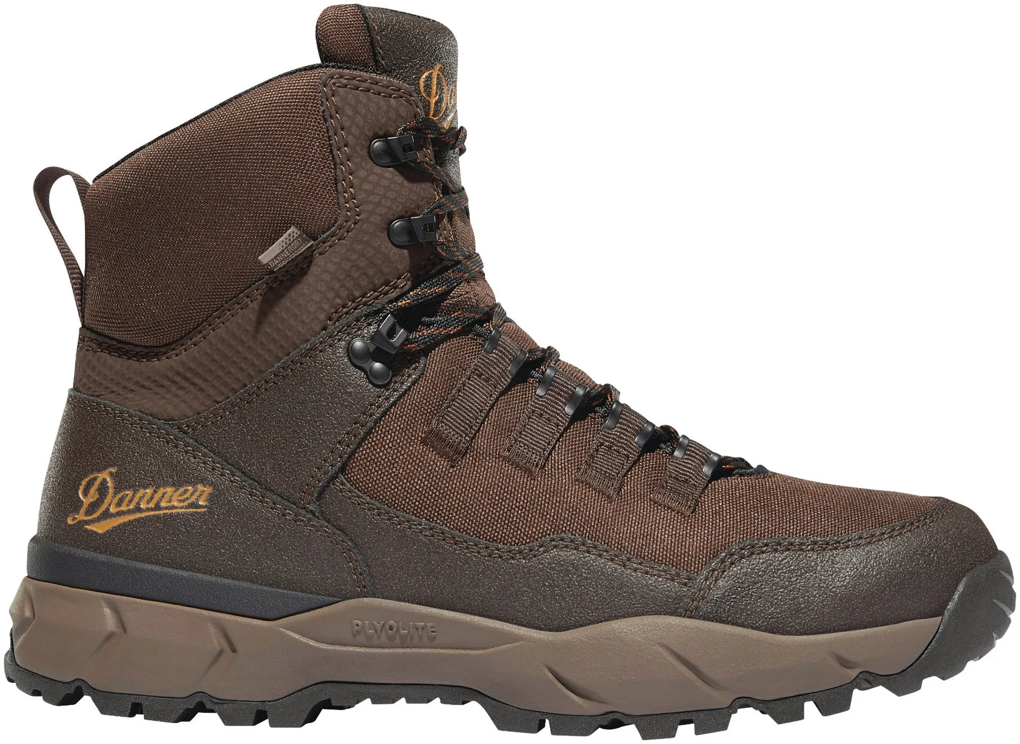 Danner Men's Vital Coffee Brown Leather Waterproof Hiking Boots