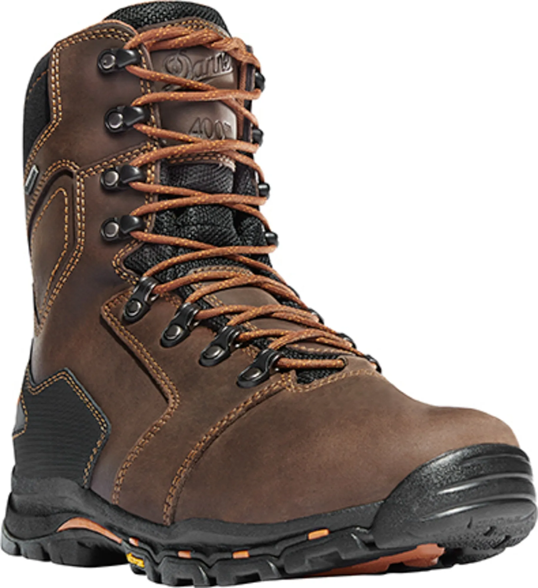 Danner Vicious 8 400G NMT Men's Brown Leather GTX Work Boots