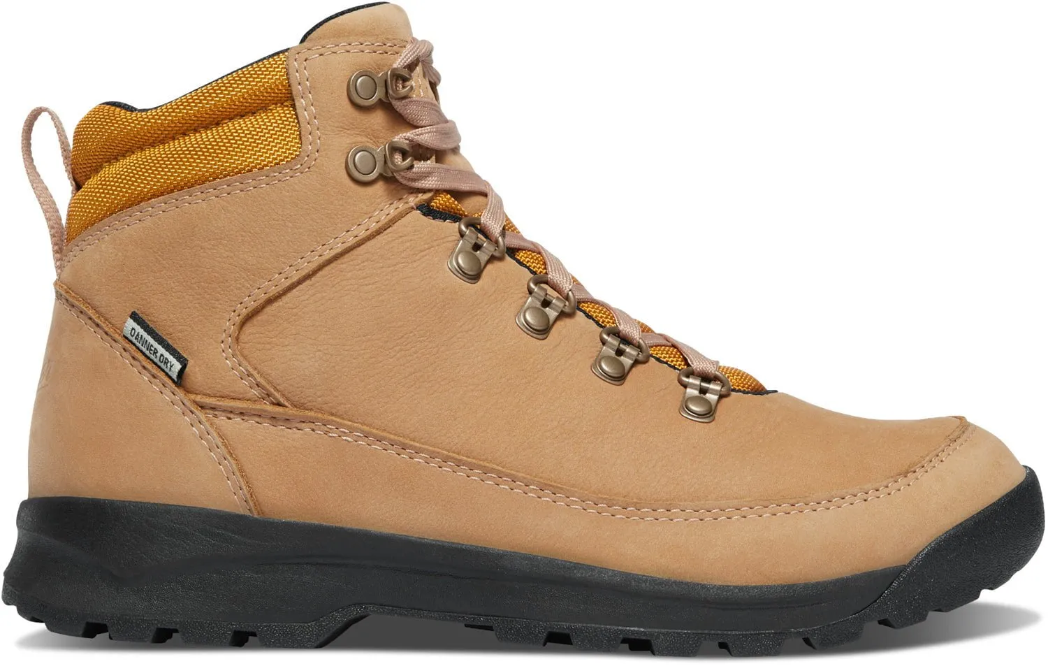 Danner women's work boots - Adrika Macaroon/Pyrite Nubuck