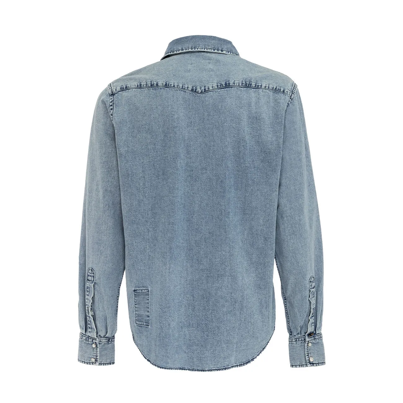 Denim Western Shirt Light Denim Men