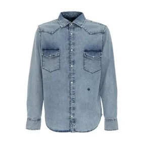 Denim Western Shirt Light Denim Men