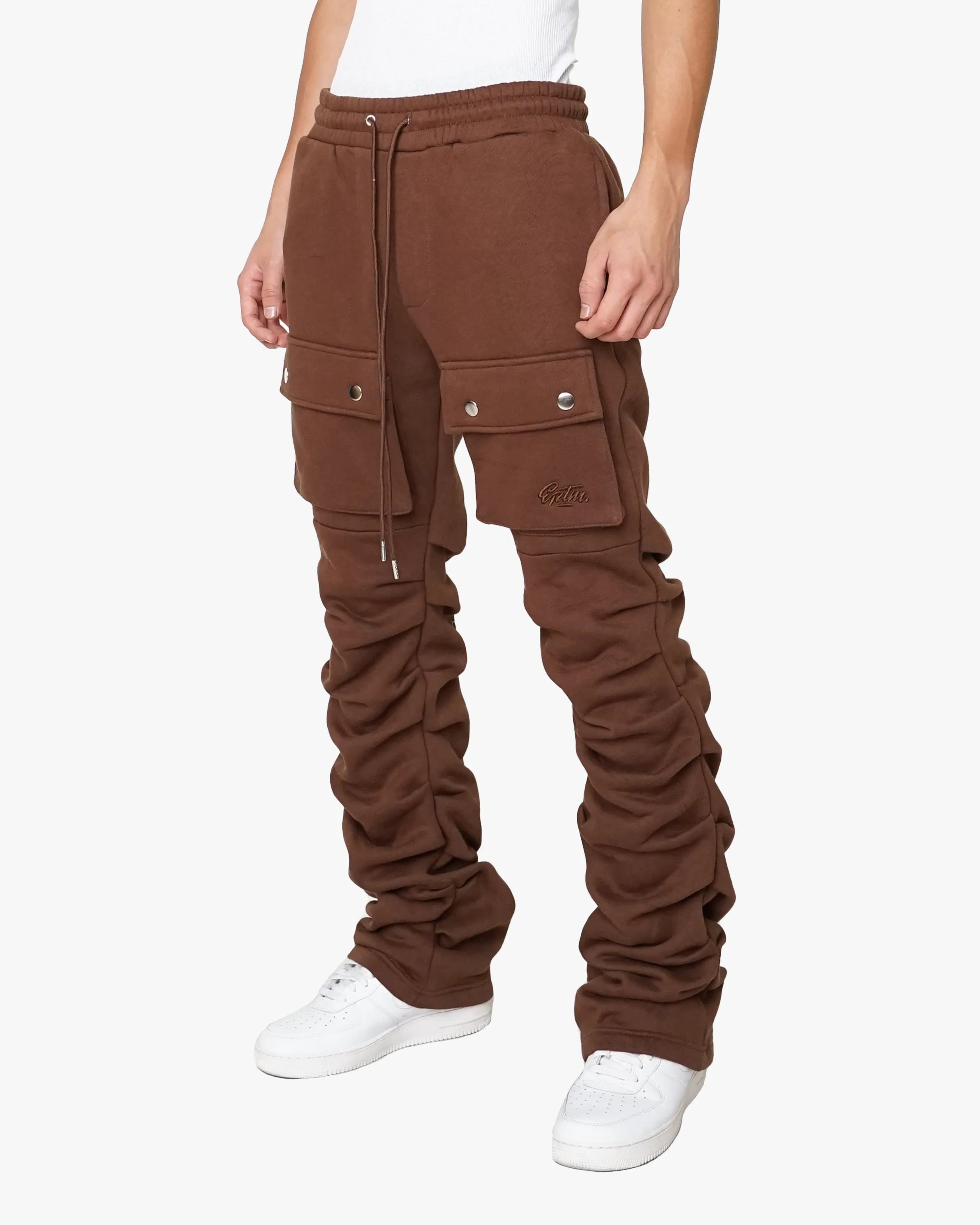 EPTM Brown Cargo Sweatpants