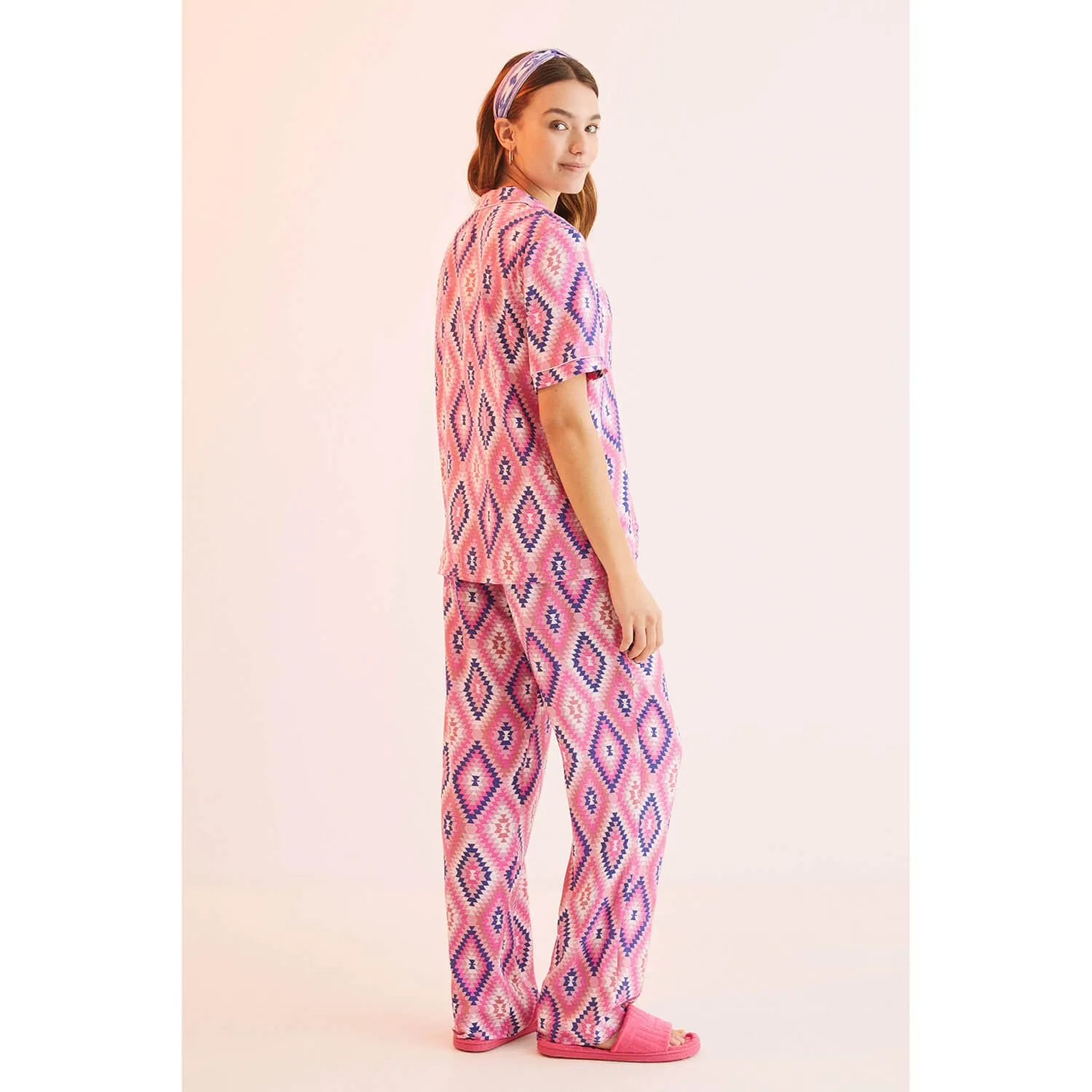 ethnic patterned sleepwear