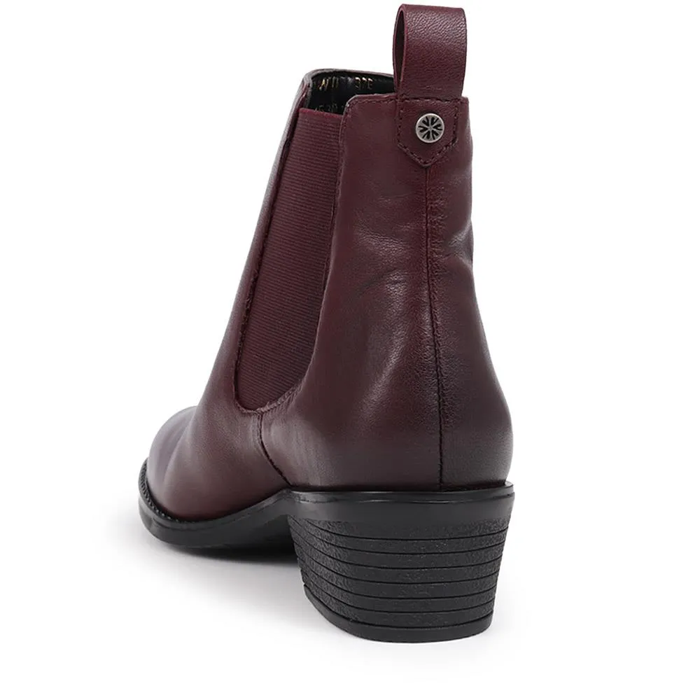 Extra Wide Leather Chelsea Boots - VAN36508 / 323 869 --> Wide Fit Leather Chelsea Boots