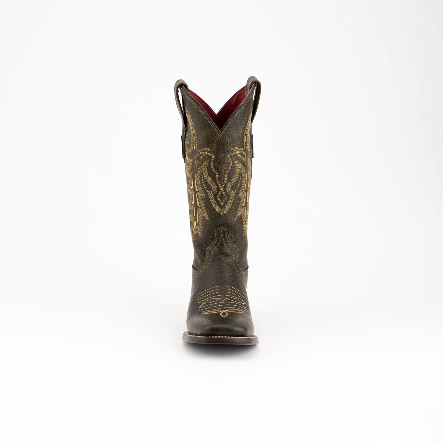 Ferrini Blaze Moss Leather Cowgirl Boots