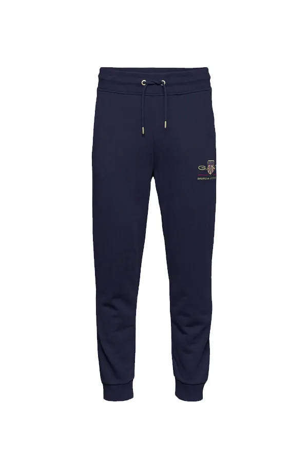 GANT Navy Gold Shield Sweatpants