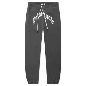 GD Curved Logo Sweatpants (Black/White)