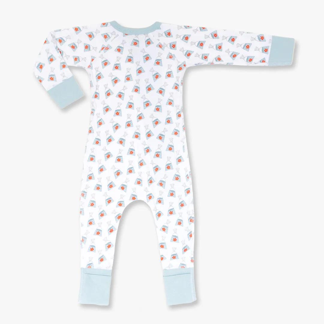 Goldfish Zip Romper - Shop Now